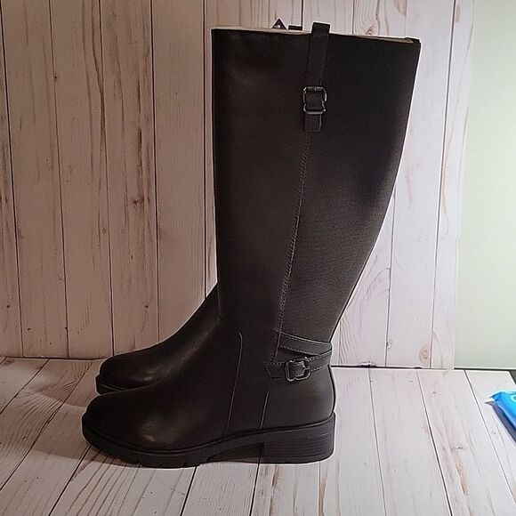 EASY SPIRIT Bianca Tall Boots Brown 9 W Wide - Picture 5 of 15